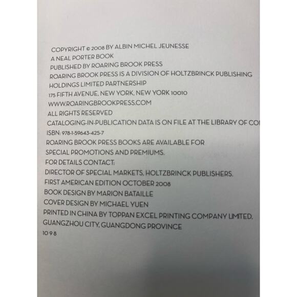 ABC3D Marion Bataille 2008 Hardcover Three Dimensional Popup Book FAIR Cond. - Picture 8 of 8